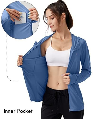 Soothfeel Women's UPF 50+ Sun Protection Hoodie Jacket Light...