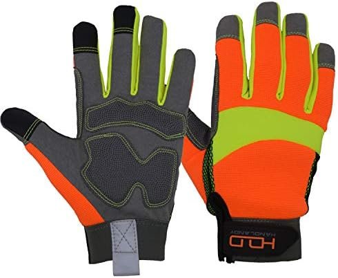 HANDLANDY Safety Work Gloves for Men & Women, Mechanic Worki...