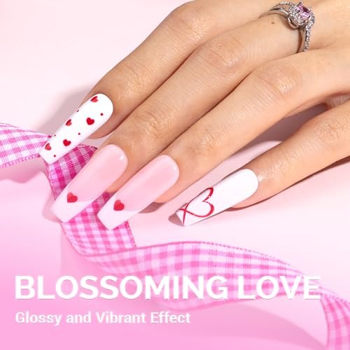 MelodySusie Thick White Gel Nail Polish,15ML Snow White Colo...