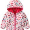 Toddler Polar Fleece Jacket Hooded Baby Boys Girls Autumn Wi...