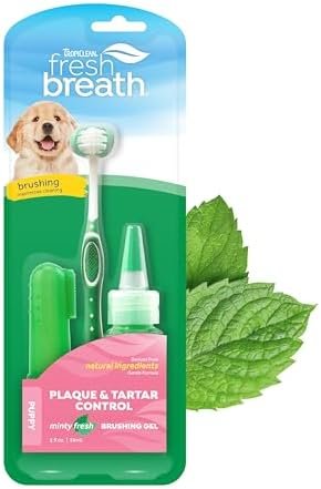 TropiClean Fresh Breath Toothbrush and Toothpaste Kit for Pu... TropiClean Fresh Breath Toothbrush and Toothpaste Kit for Pu...