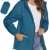 TCOT Womens Rain Jackets Waterproof Windbreaker Jackets ligh...