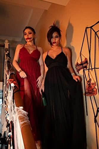 XXTAXN Women's Sexy Deep V Neck Split Cocktail Party Formal ...