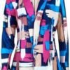 HuiSiFang Women's Printed Blazer Jacket Long Sleeve Open Fro...