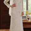 TORYEMY 2 Pieces Mother of The Bride Dresses with Jacket Seq...