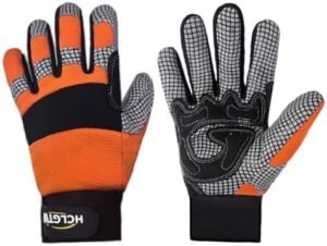 Safety Work Gloves for Men&Women Rubber Coated Dotted Grip N... Safety Work Gloves for Men&Women Rubber Coated Dotted Grip N...