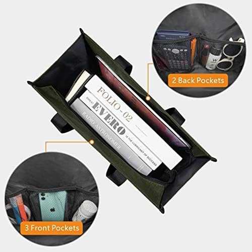 TOPDesign Utility Water Resistant Tote Bag with 13 Pockets, ...