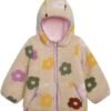 OSHKOSH B'GOSH Baby Girls' Reversible Sherpa-to-Puffer Hoode...