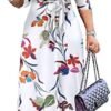 FANDEE Plus Size Maxi Dress for Women Casual Summer Sundress...