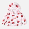 Kids Baby Toddler Girls Strawberry Print Spring Fall Outerwe...