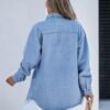 luvamia Denim Jacket for Women Oversized Button Down Casual ...