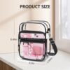 Blvornl Clear Crossbody Bag with Adjustable Shoulder Strap, ...