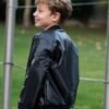 Boys Leather Jackets, Faux Fur Motorcycle PU Toddlers 4-14