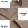 Men's Vintage Lightweight Suede Aviator Jacket Casual Stylis...