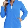 TACVASEN Women's Soft Fleece Jacket Lightweight Full Zip Swe...