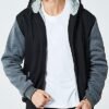 MACHLAB Men's Pullover Winter Workout Fleece Hoodie Jackets ...