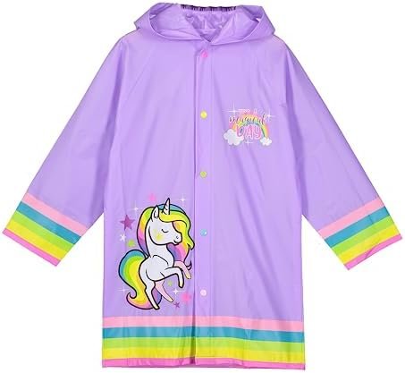 Puddle Play Little Boys and Girls Rain Slicker Outwear Hoode...