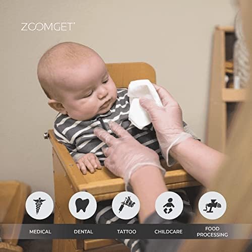 AMMEX Clear Vinyl Medical Gloves