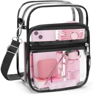 Blvornl Clear Crossbody Bag with Adjustable Shoulder Strap, ... Blvornl Clear Crossbody Bag with Adjustable Shoulder Strap, ...
