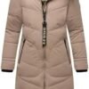 Marikoo Women's Long Quilted Jacket for Winter | Puffy Winte...