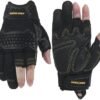 HLDD HANDLANDY Fingerless Work Gloves, Utility Working Glove...