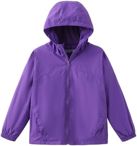 GRANDWISH Boys Girls Waterproof Rain Jacket, Lightweight Act...
