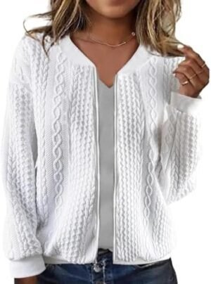 Zip Up Sweatshirts for Women Casual Outfits Cardigan Outerwe... Zip Up Sweatshirts for Women Casual Outfits Cardigan Outerwe...