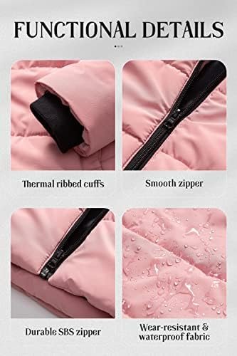 Chrisuno Girl's Water Resistant Winter Coats Warm Fleece Lin...