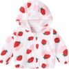 Kids Baby Toddler Girls Strawberry Print Spring Fall Outerwe...
