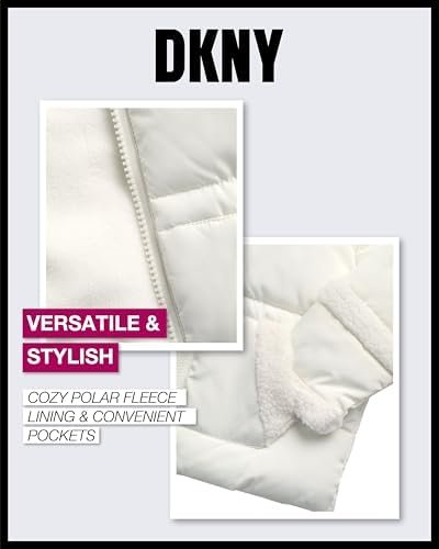 DKNY Infant Toddler Baby Girls' Winter Coat- Polar Fleece Li...