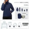Pioneer Camp Women's Packable Puffer Jacket Winter Light Wei...