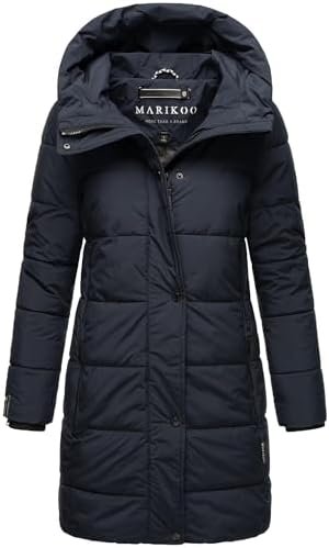 Marikoo Long Winter Jacket for Women | Quilted, Puffy Ladies...