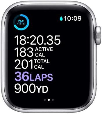 Apple Watch Series 6 (GPS, 44mm) - Silver Aluminum Case with...