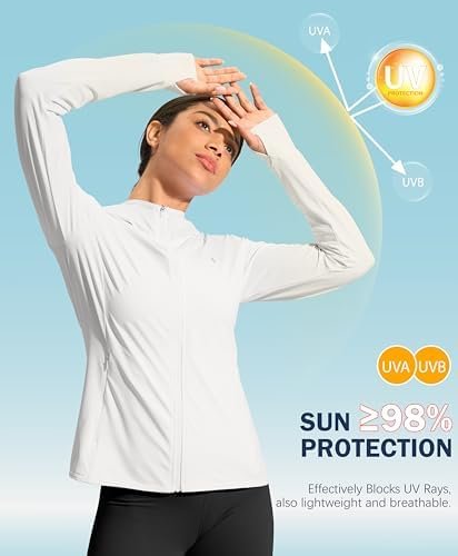 Soothfeel Women's UPF 50+ Sun Protection Hoodie Jacket Light...
