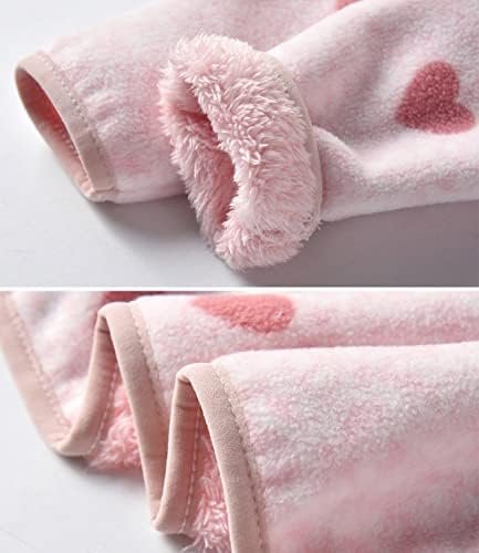 Toddler Fleece Jacket Lightweight Hooded Warm Winter Coats f...