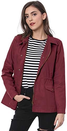 Allegra K Women's Utility Jackets Drawstring Waist 2025 Spri... Allegra K Women's Utility Jackets Drawstring Waist 2025 Spri...
