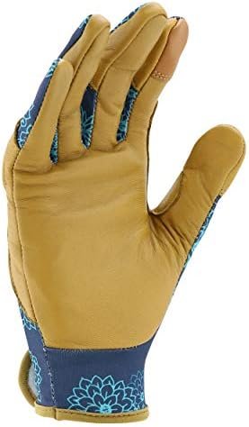 Miracle-Gro MG86213/WML Premium Goatskin Padded Palm Gloves