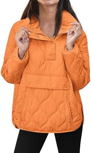 Yousify Womens Puffer Jackets Pullover Quilted Lightweight J...