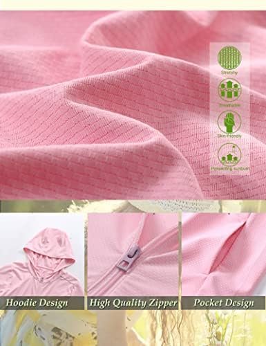 Kids Active Zipper Sun Protection Jacket Boys Girls Hooded C...