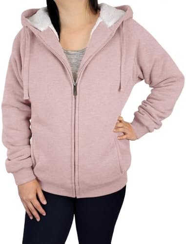 Outfitters Women's Fleece Lined Zip Up Hoodies Casual Hooded...