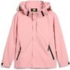 Boys Girls Lightweight Raincoat Waterproof Hooded Rain Jacke...