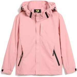 Boys Girls Lightweight Raincoat Waterproof Hooded Rain Jacke... Boys Girls Lightweight Raincoat Waterproof Hooded Rain Jacke...