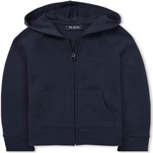 The Children's Place Girls' Uniform French Terry Zip Up Hood... The Children's Place Girls' Uniform French Terry Zip Up Hood...