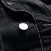 QIMYUM Jean Jacket For Men, Distressed Slim Denim Jacket