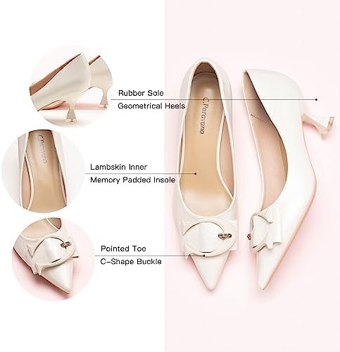 C.Paravano Women's Pumps | Low Heel for Women | Womens Desig...