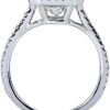 Kobelli Radiant-cut Moissanite Bridal Set 3 3/8 CTW 14k Whit...