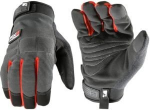 Wells Lamont FX3 Water-Resistant Synthetic Leather Palm Wint... Wells Lamont FX3 Water-Resistant Synthetic Leather Palm Wint...