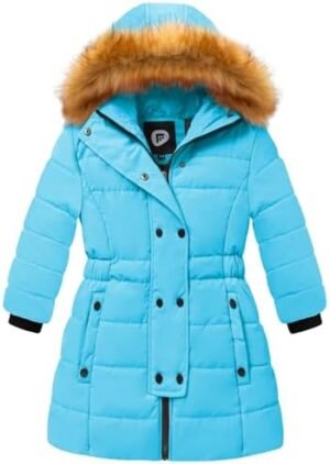 FARVALUE Girls Warm Winter Coats Water Resistant Thicken Lon... FARVALUE Girls Warm Winter Coats Water Resistant Thicken Lon...