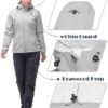 33,000ft Women's Softshell Jacket, Fleece Lined Warm Jacket ...