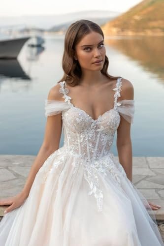 Mermaid Long Sleeve Wedding Dresses for Bride Lace Applique ...